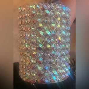 A Nenette Lepore small waist basket iridescent gems
